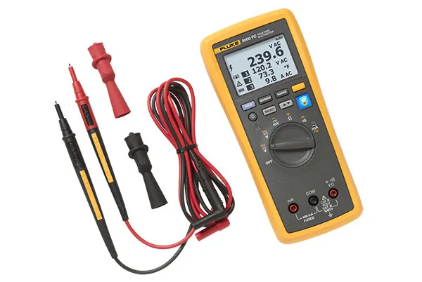 Fluke 3000 FC, LCD, Batteri, AA, Alkaline, 93 mm, 207 mm