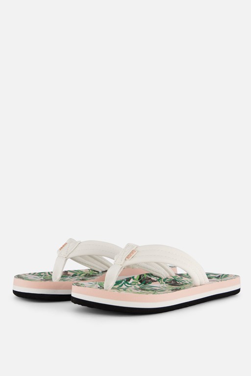 Reef Ahi Zebra Slippers wit Synthetisch