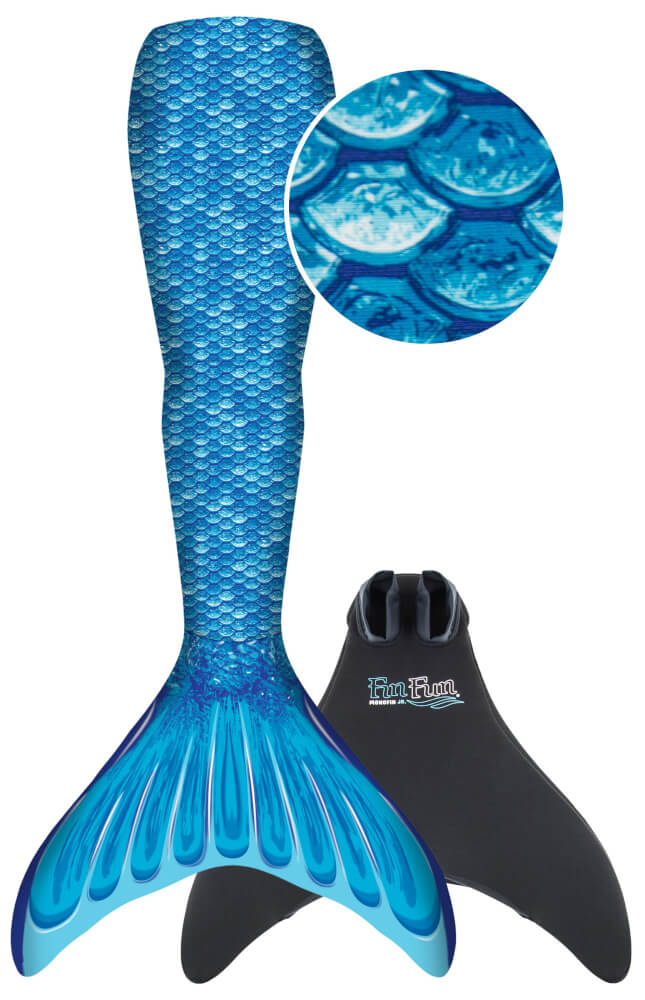 Fin Fun Meerjungfrau Mermaidens Blau S/M