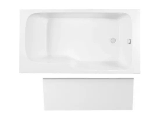 Pack baignoire bain douche 170 x 90 JACOB DELAFON Malice version droite + tablier en niche