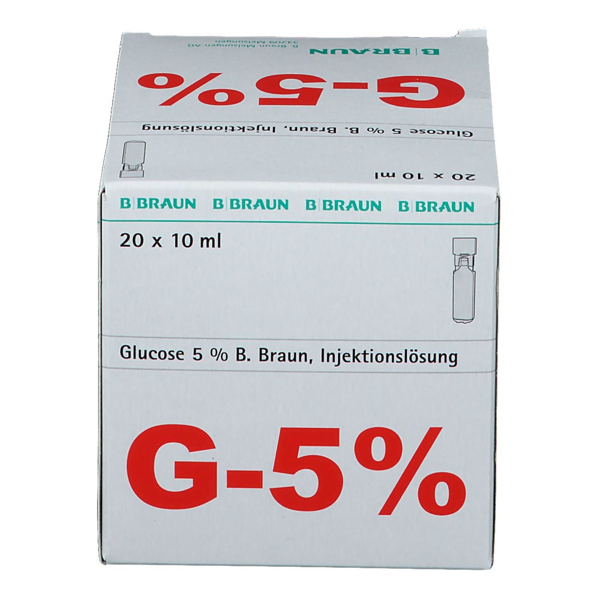 Glucose 5 % B. Braun Mini-Plasco® connect