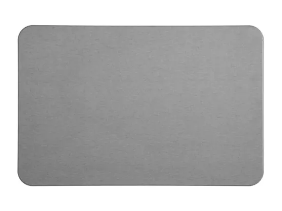 Tapis de salle de bain en Diatomite coloris Gris Argile - Longueur 60 x Profondeur 39 x Hauteur 0,9 cm
