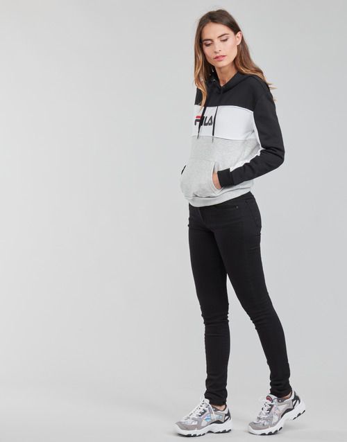 Fila - AQILA HOODY - Gris / Blanc / Noir