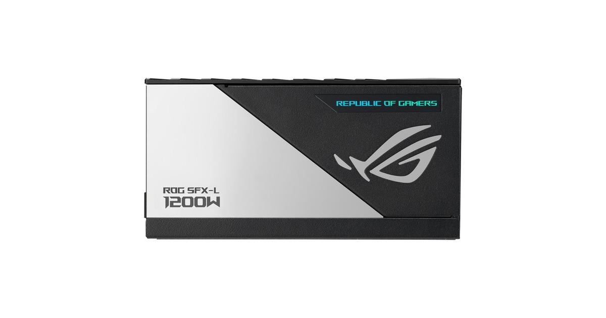 ASUSROG Loki SFX-L Titanium modulaire 1200 watt voeding   (Wit, 1x 12V-2x6, 4x PCIe)
