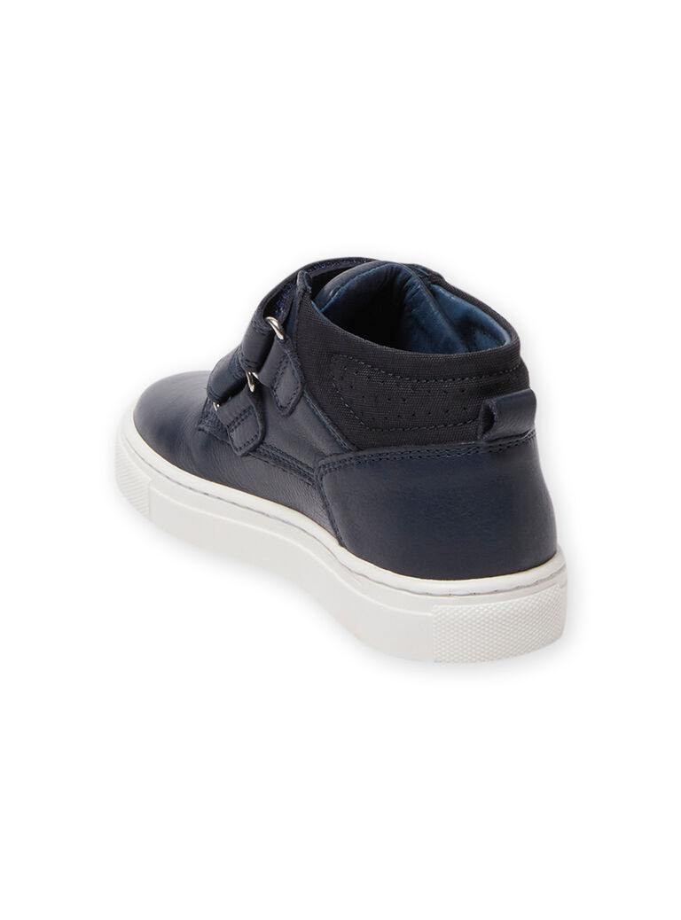 Baskets montantes bleu marine enfant garçon