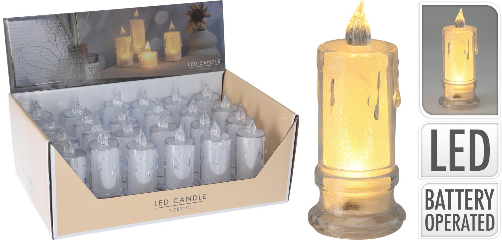 BOUGIE LUMINEUSE LED D.11CM