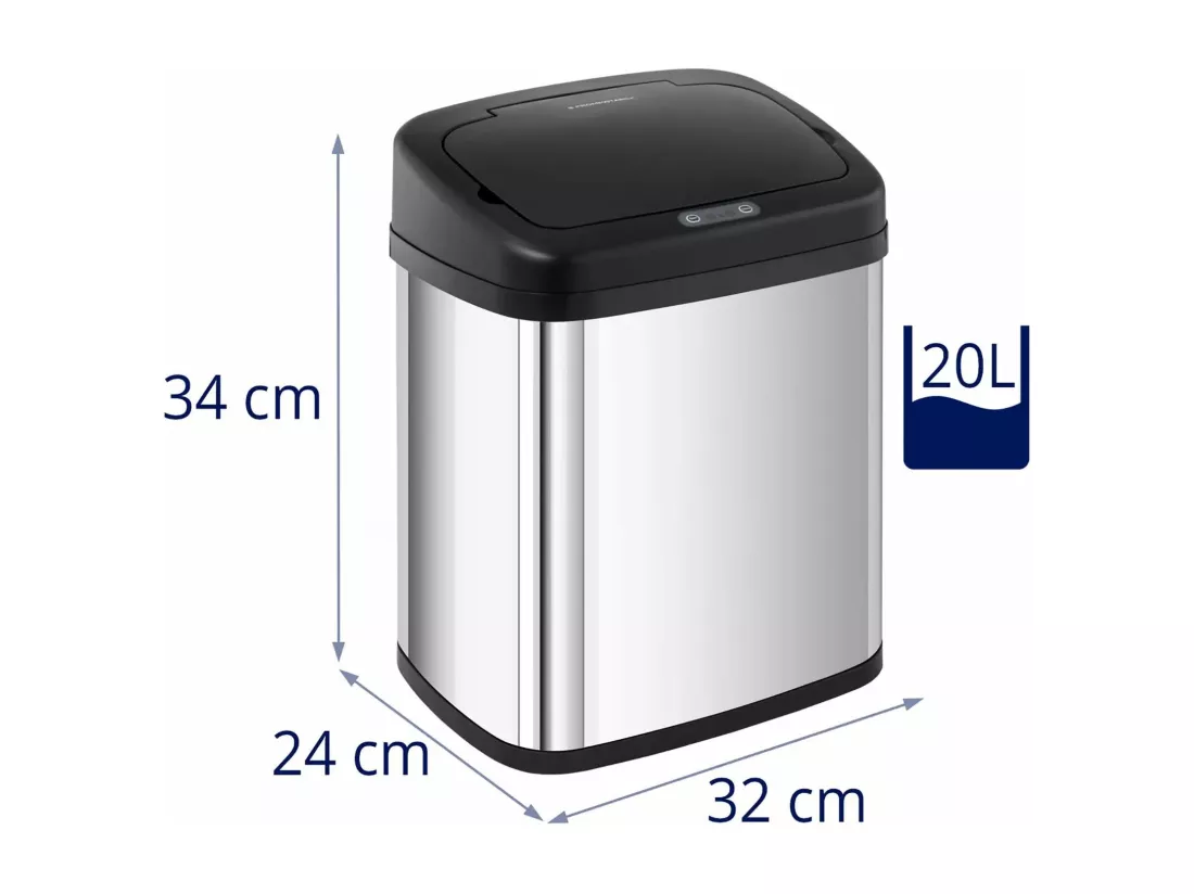 Poubelle automatique cuisine 20 24 x 32 x 34 cm 14_0003084