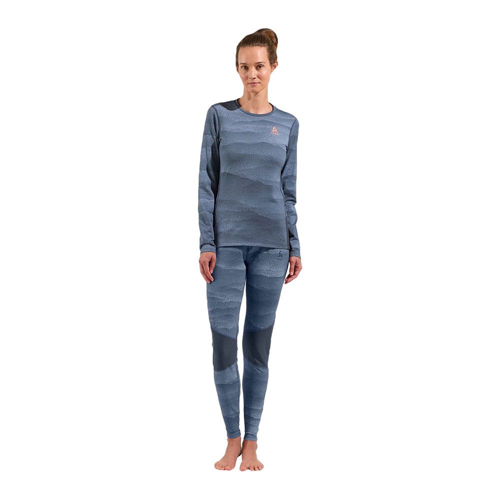 Odlo WHISTLER ECO - Sous-couche Femme folkstone gray/india ink