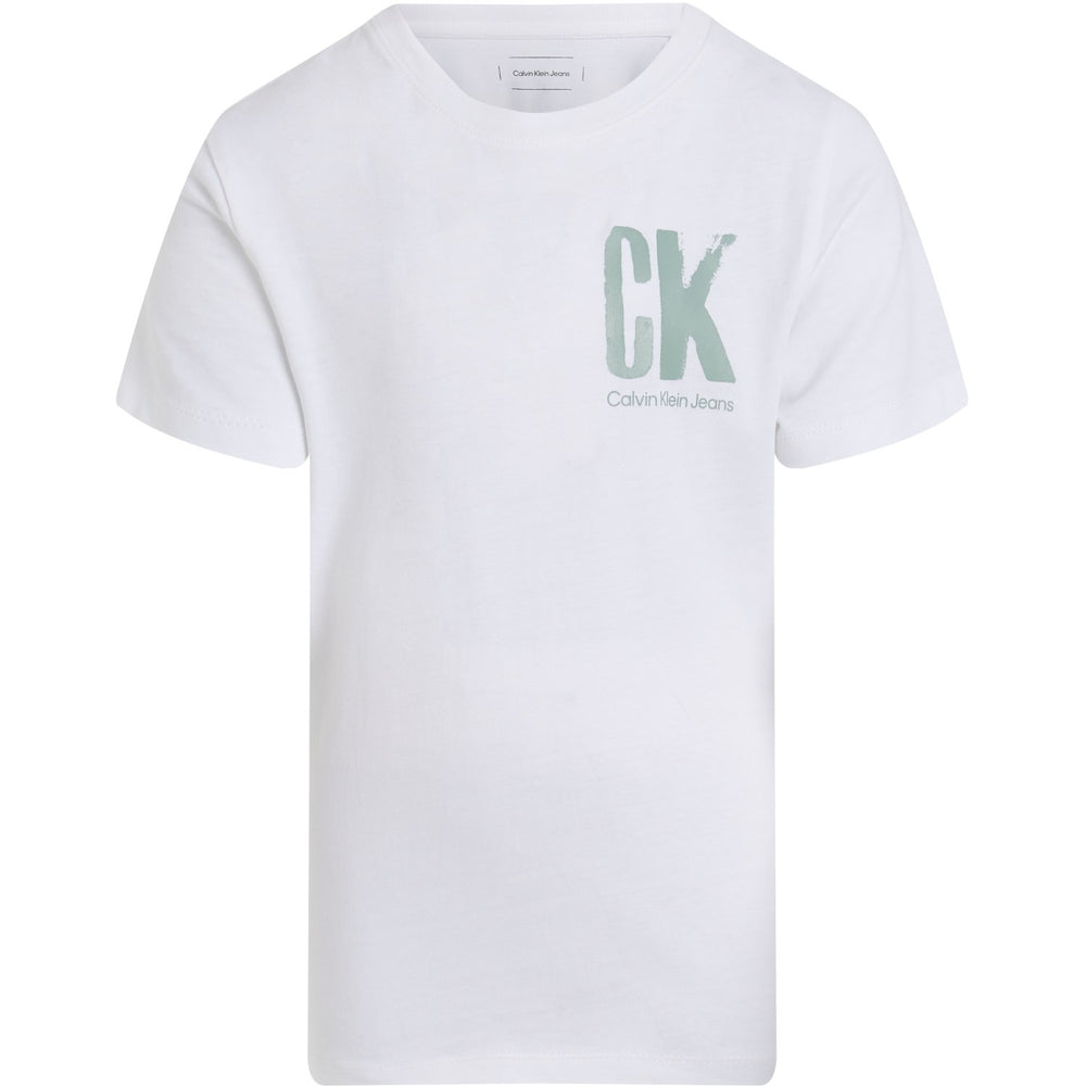 Køb Calvin Klein Bright White Chest Surf Graphic T-Shirt