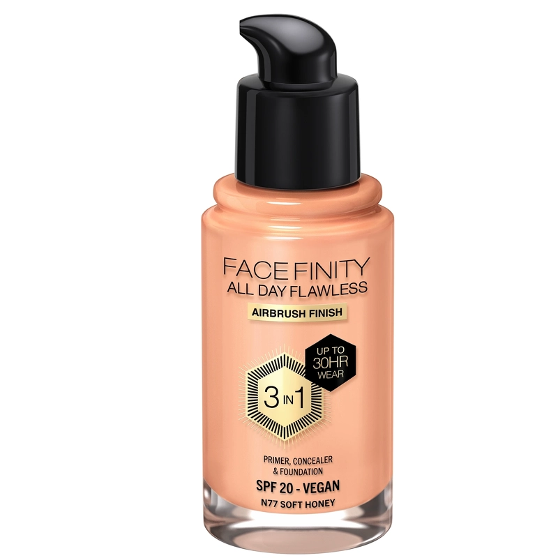 Max Factor All Day Flawles 3in1 Foundation N77 Soft honey