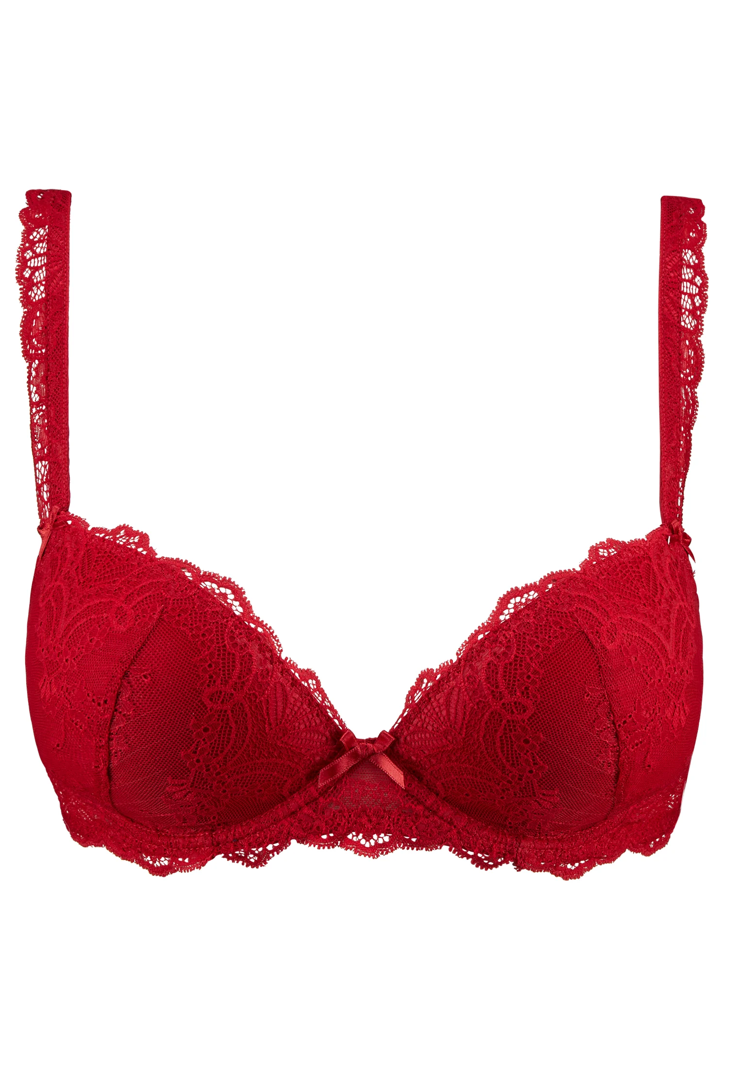 DANSE DES SENS - Soutien-gorge push-up coques | Rouge