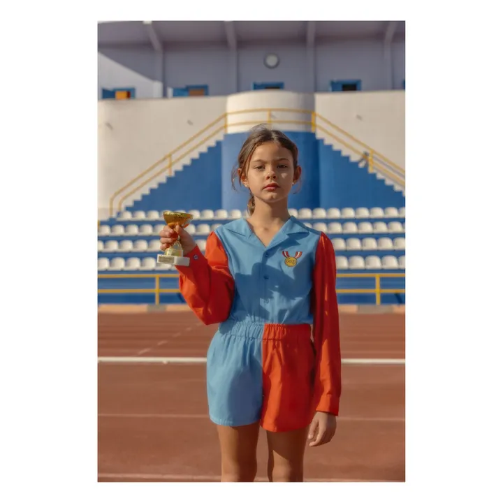 Mini Rodini Short Coton Bio | Rouge