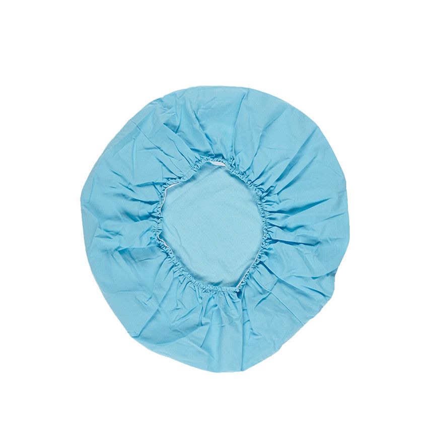 Housse ronde de coussin d'allaitement - Turquoise - Doré