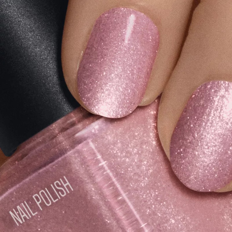 Nilens Jord Nail Polish 11 ml - No. 7610 Glitter Pink