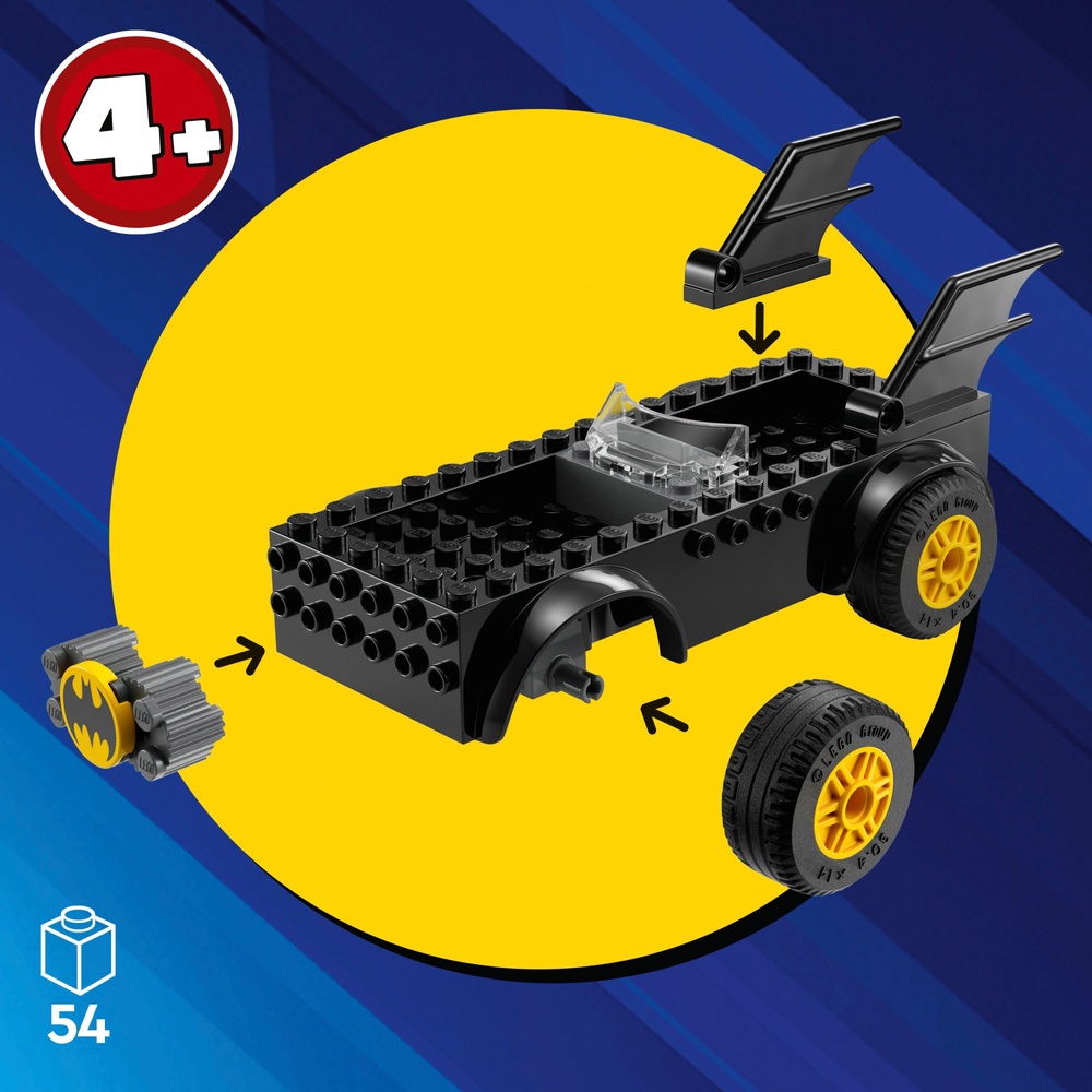 LEGO DC Super Heroes 76264 Batmobil-Verfolgungsjagd Batman vs. Der Joker Set