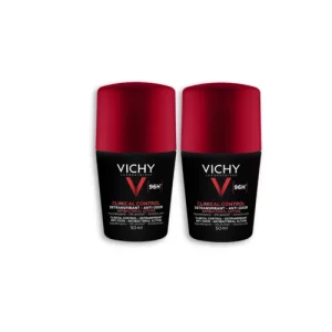 Vichy Détranspirant anti-odeur 96h - Homme  - Roll-on Lot 2x50ml