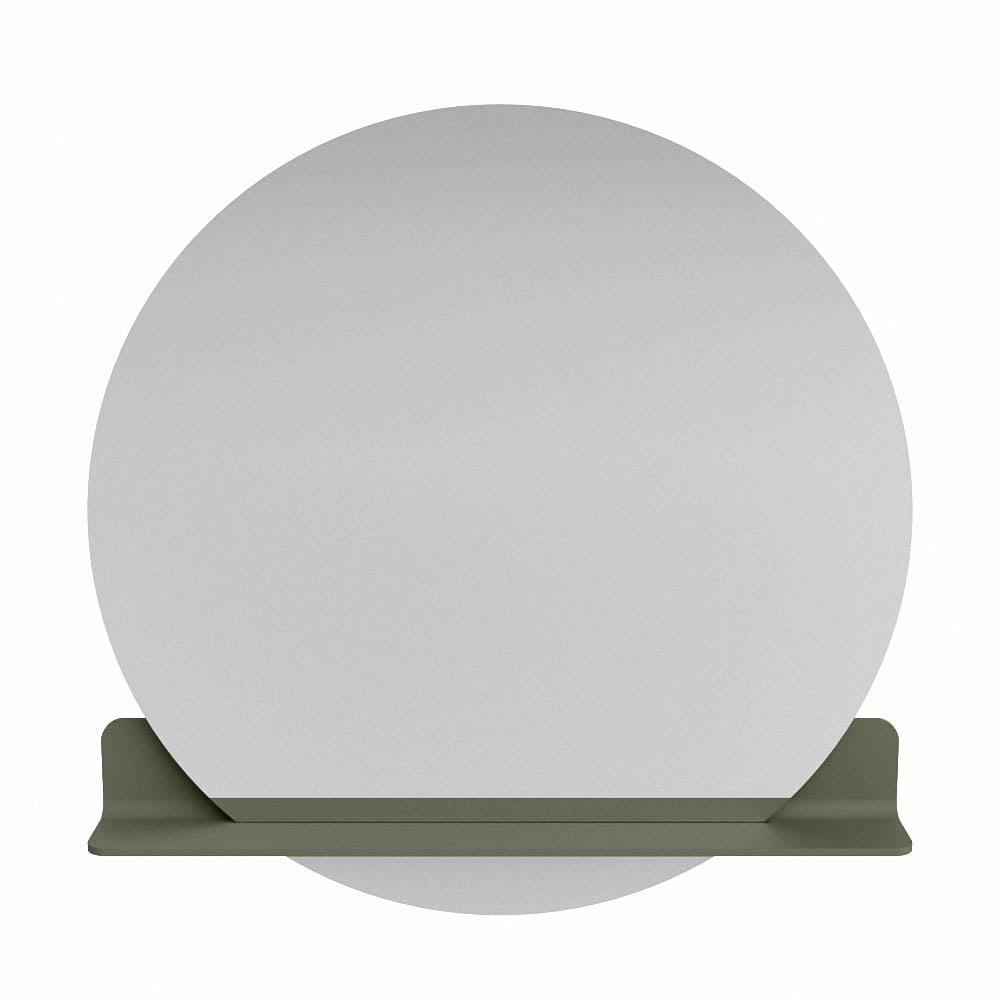 Mondiaz Spot spiegel rond Ø90cm met planchet army