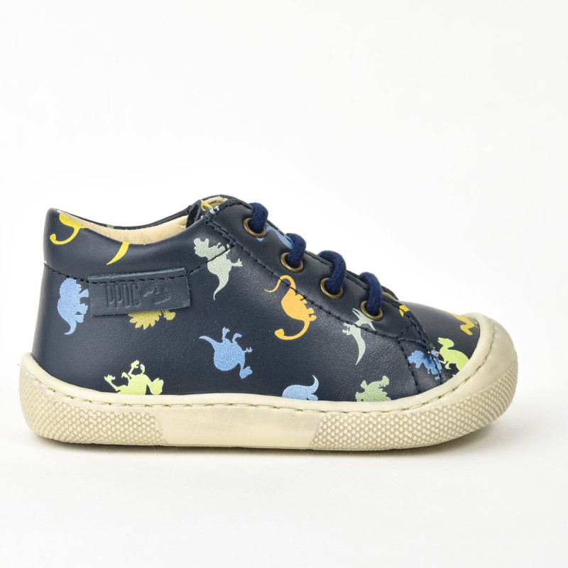 Naturino Naturino Barefoot Amur Print Dinosaures Navy