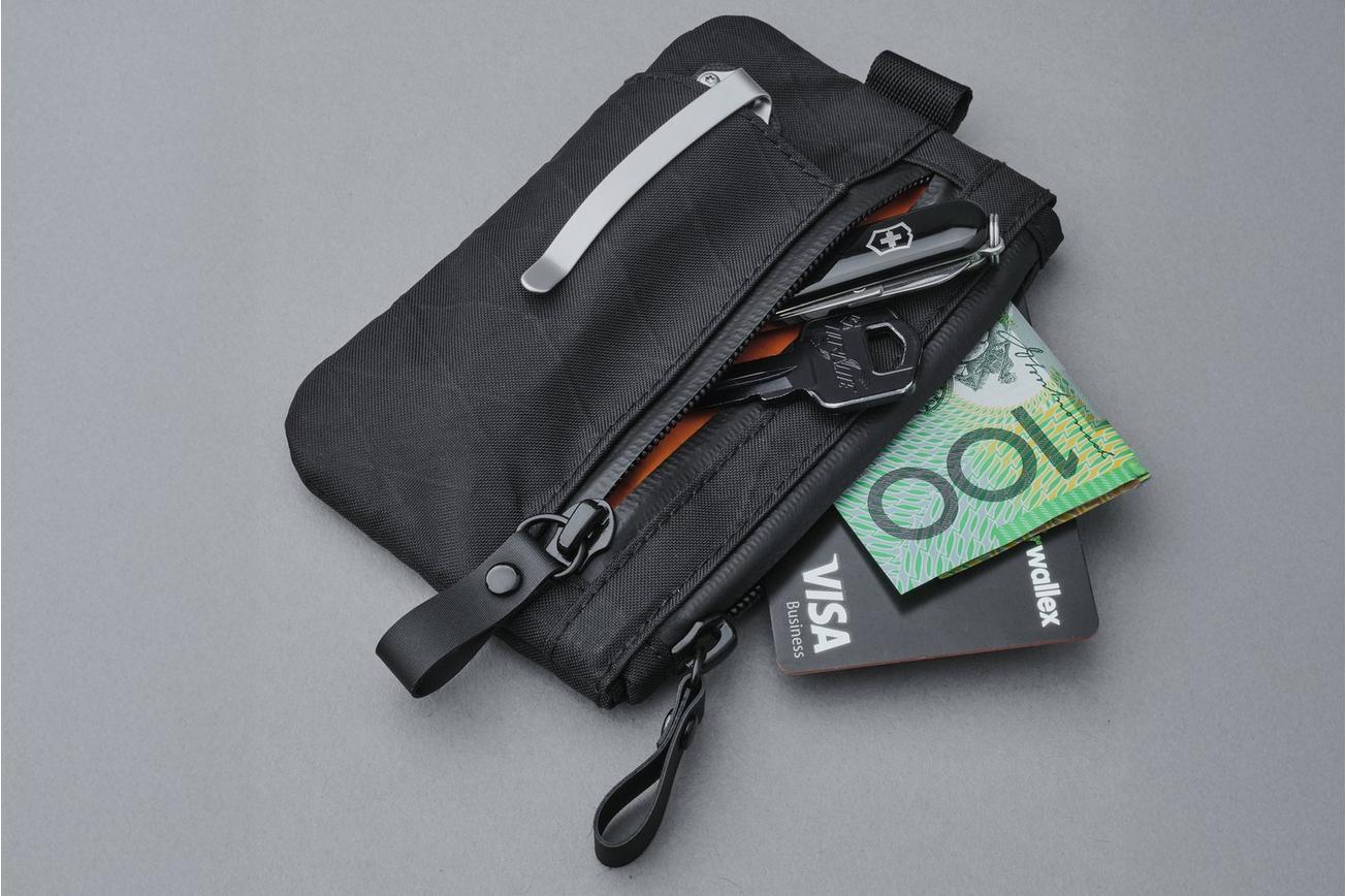 Alpaka Gear Zip Cardholder AD010340503 Dark Green, X-Pac VX21, kaarthouder en EDC-organizer