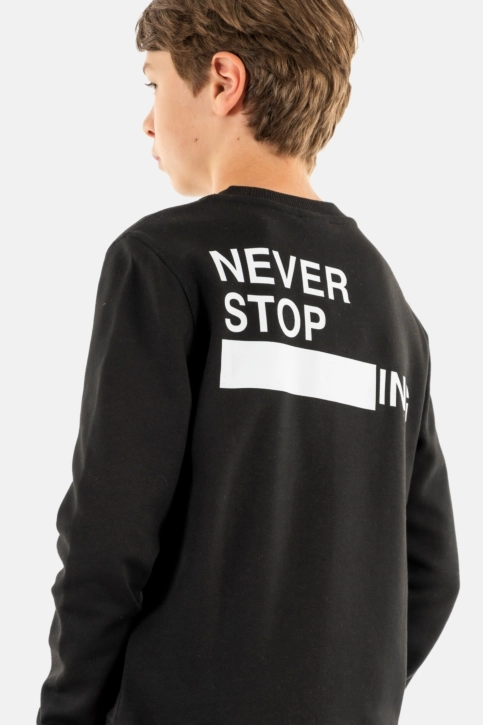Sweat the north face graphic crew jk31 black