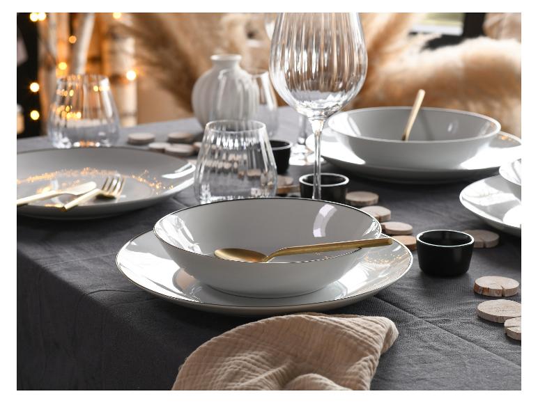 Bordenset Luna Black Line 18-delig