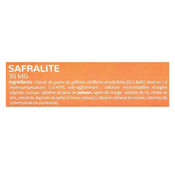 Codifra Safralite Equilíbrio Emocional e do Humor 30mg 28 cápsulas