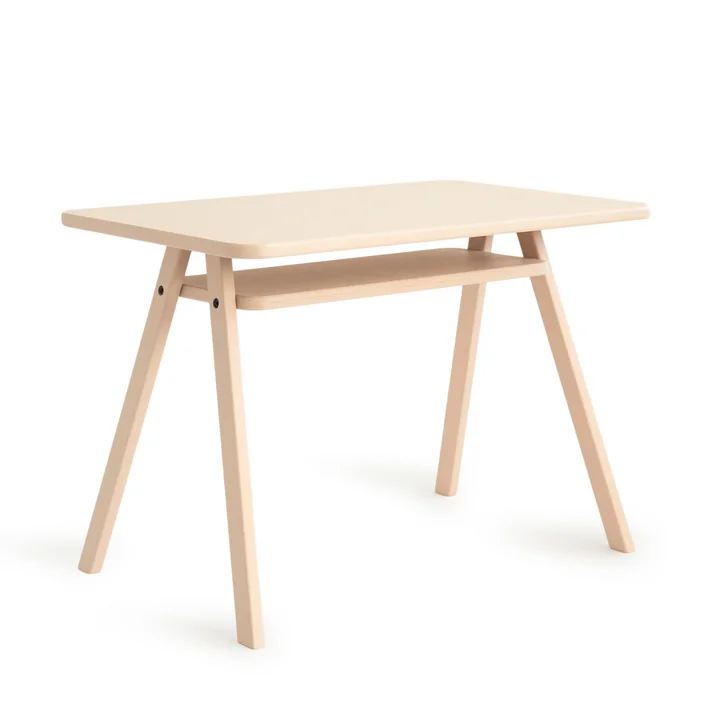 Nobodinoz - Growing Green Kindertisch, 70 x 40 x 50 cm, blush