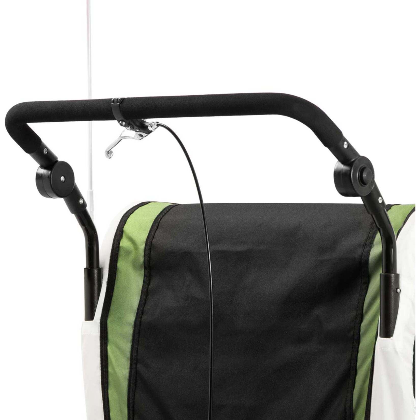 SAMAX 360° drehbarer Fahrradanhänger 2in1 Jogger - in Grün - Black Frame