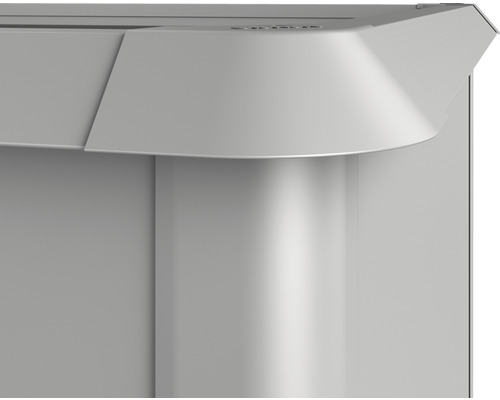 Biohort slakkenbescherming voor verhoogde bedden, 1 x 0,5 cm, zilver