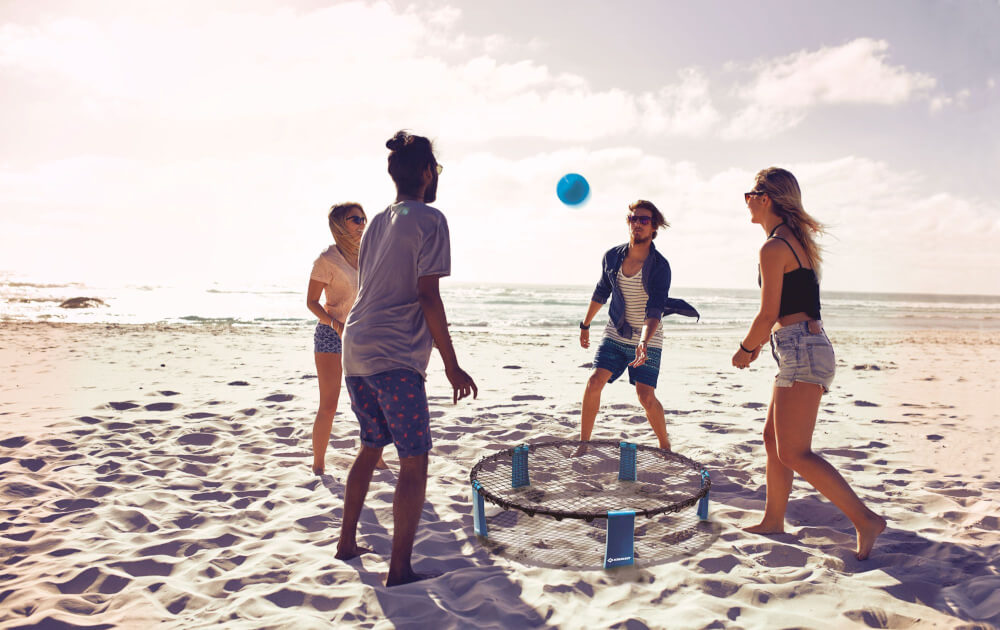 Schildkröt Funsports - ROUNDNET SET SK im 4C Karton incl. Anleitung und Tragetasche