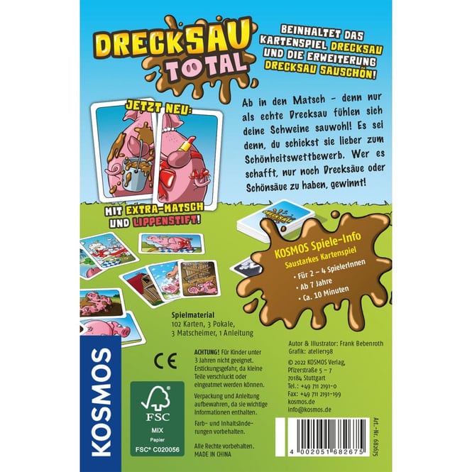 Drecksau Total - Das Kartenspiel plus sauschöne Erweiterung