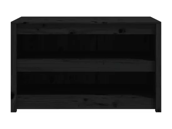 Armoire de cuisine d'extérieur noir 106x55x64cm bois pin massif