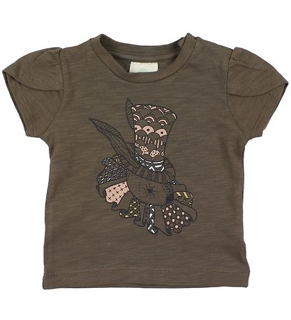 En Fant T-shirt - Gate - MørkGrå m. Print
