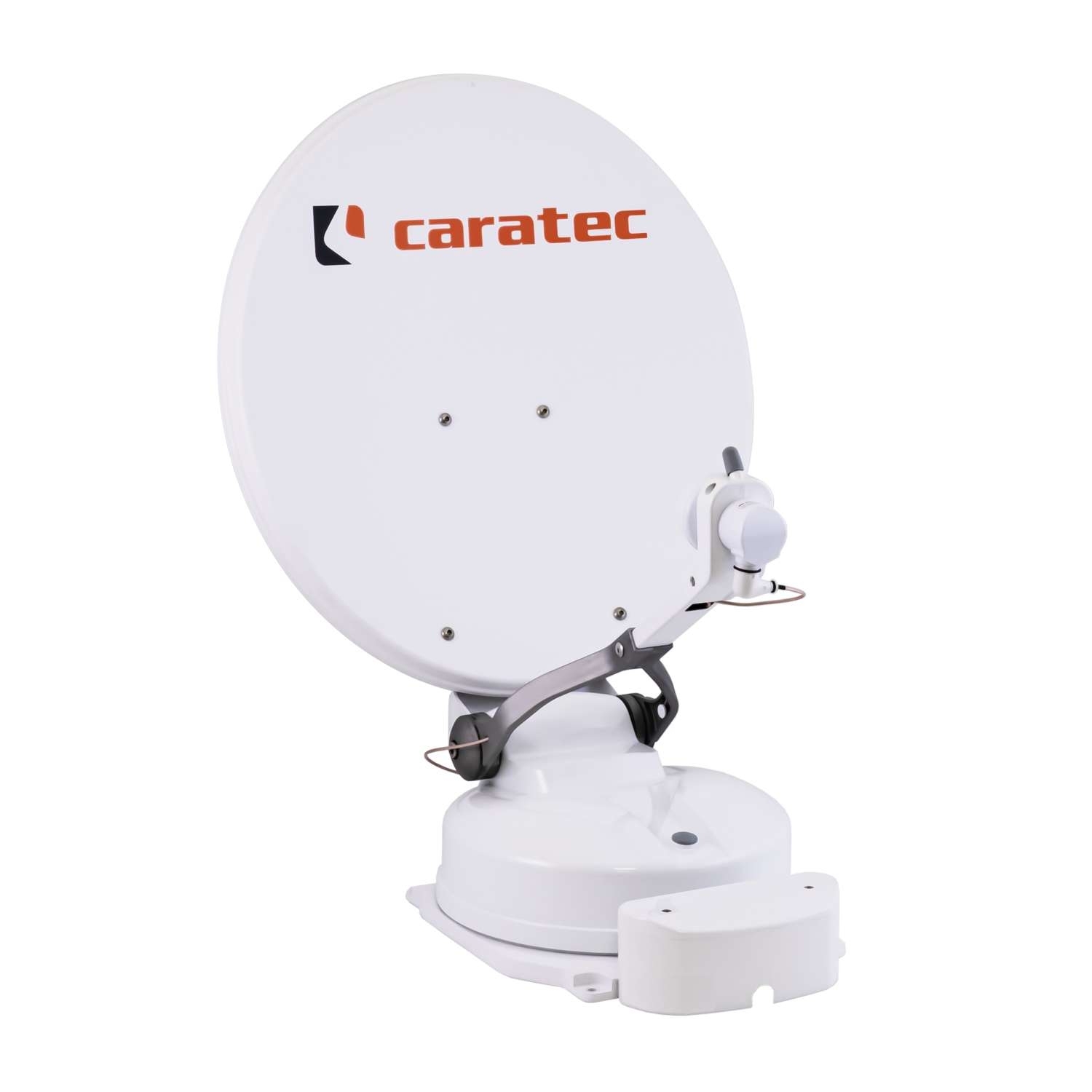 Caratec Smart D Sat Antenne CASAT500S Twin LNB ready 50 cm weiß