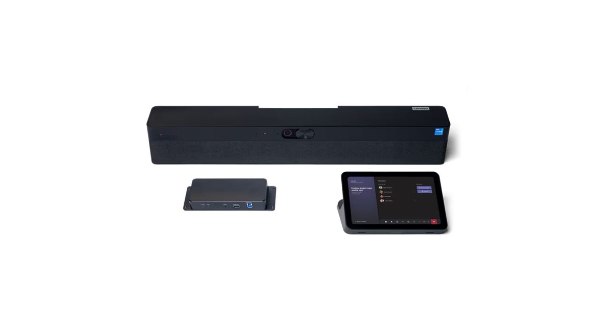 LenovoThinkSmart One + IP Controller kit conferentiesysteem  (Zwart, Intel® Core™ i5-1145G7E | 8 GB | 256 GB SSD)