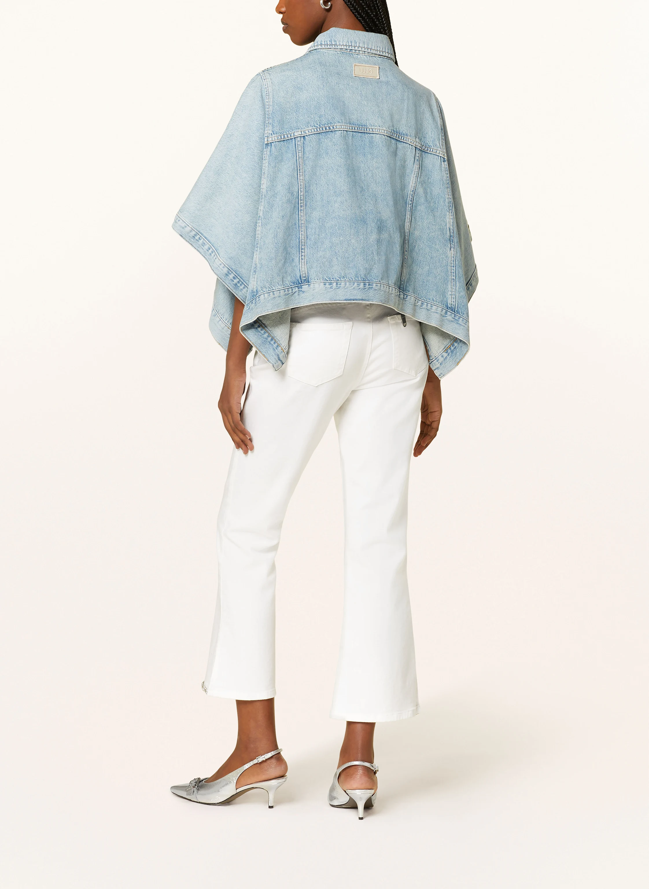 LIU JO Flared Jeans mit Schmucksteinen