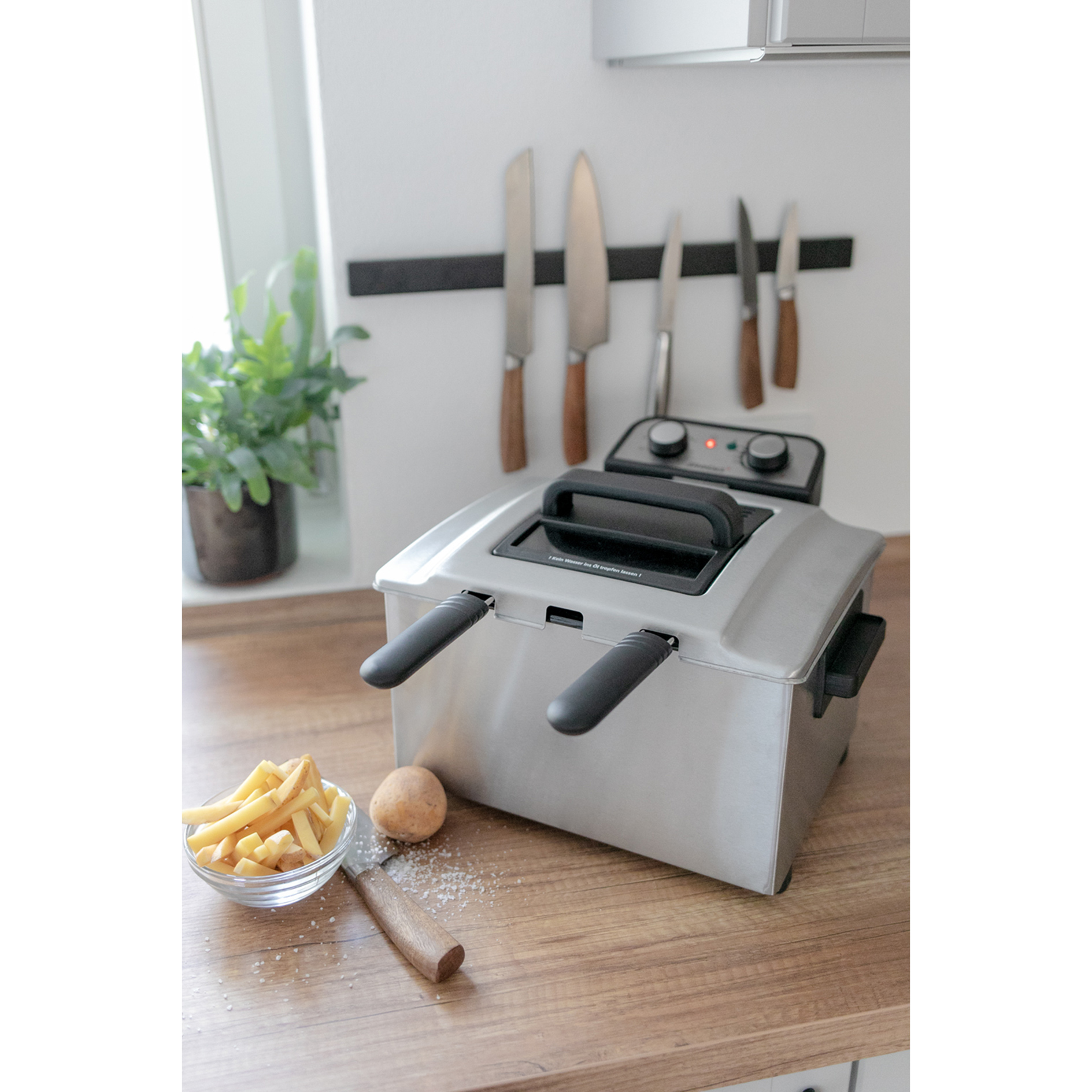 STEBA Edelstahlfritteuse - 5 Liter - 3000 Watt