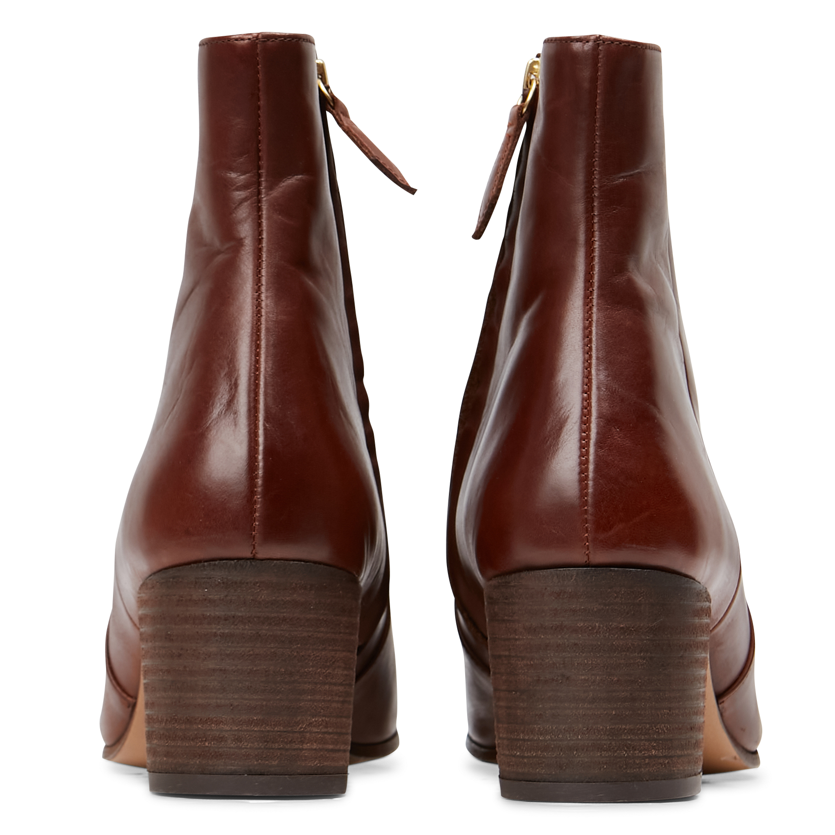 BOTTINES 298 - Bottines à talon en cuir | Marron
