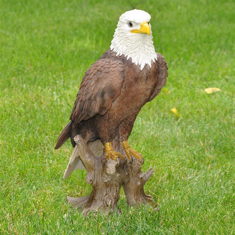 Dazikemo Dekofigur Gartenfigur Weißkopfseeadler