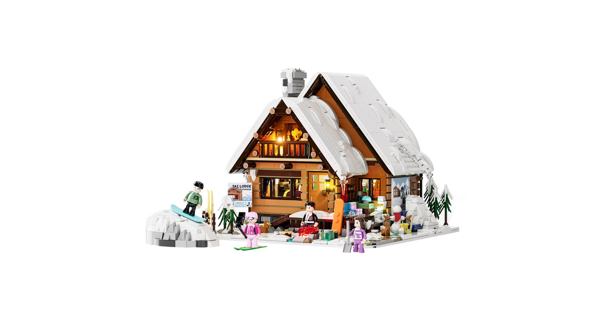 LumibricksRetro House - Ski Lodge Constructiespeelgoed  (F9041)