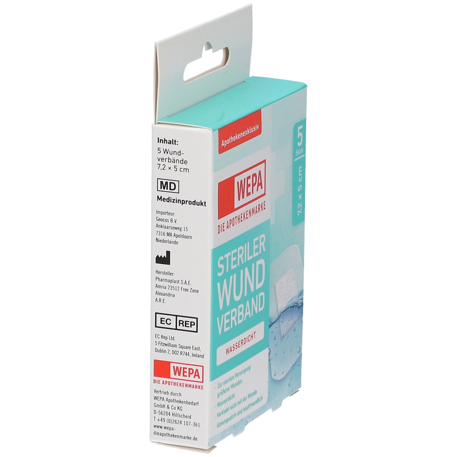 WEPA Wundverband wasserdicht steril
