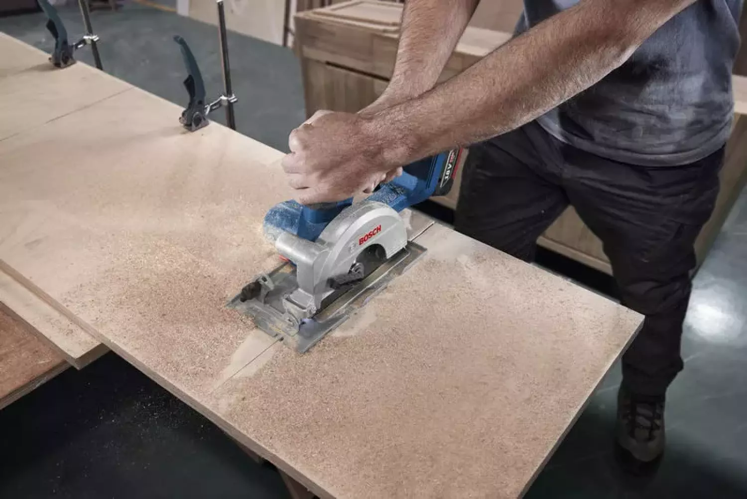 Bosch GKS 18V-51 18V accu Cirkelzaag body - 140 mm