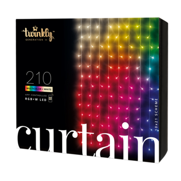 Twinkly curtain 210 lampjes