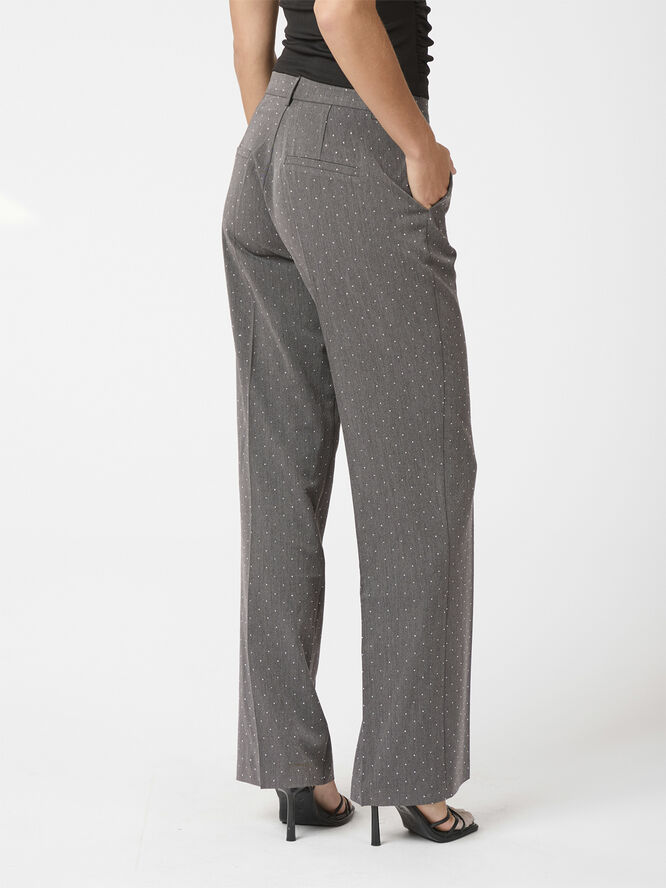 Neo Noir Alice Bedazzled Pants Grey