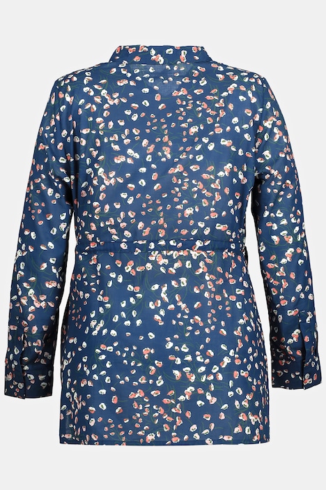 Bellieva-Hemdbluse, Still-Funktion, Langarm, Biobaumwolle, GOTS