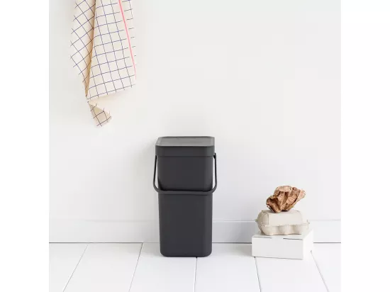 Brabantia Sort & Go Poubelle 12l gris foncé