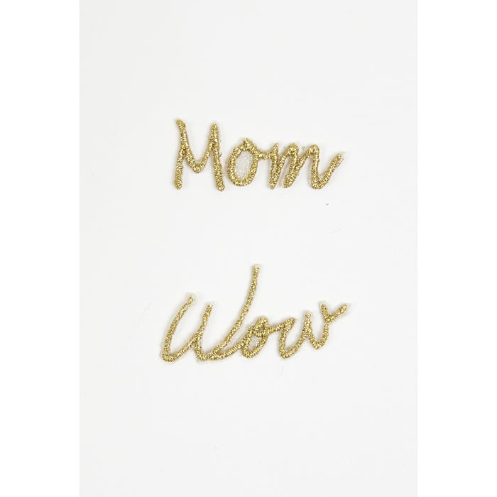 Atelier Veritas-Set 2 patches wow mom 2,5x4,5cm