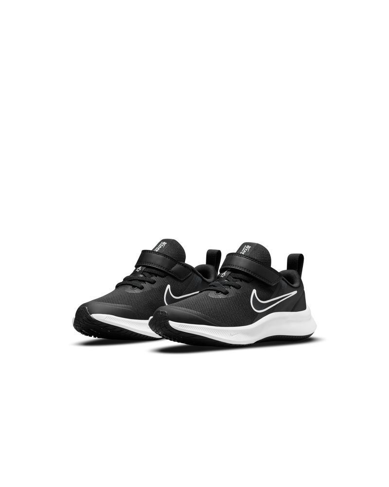Chaussures de running Nike Star Runner 3 Noir & Blanc pour enfant