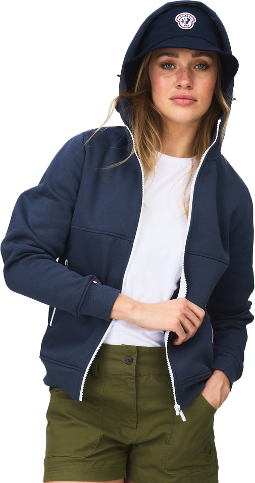 Myriam Zip Hood Dame 001/Navy
