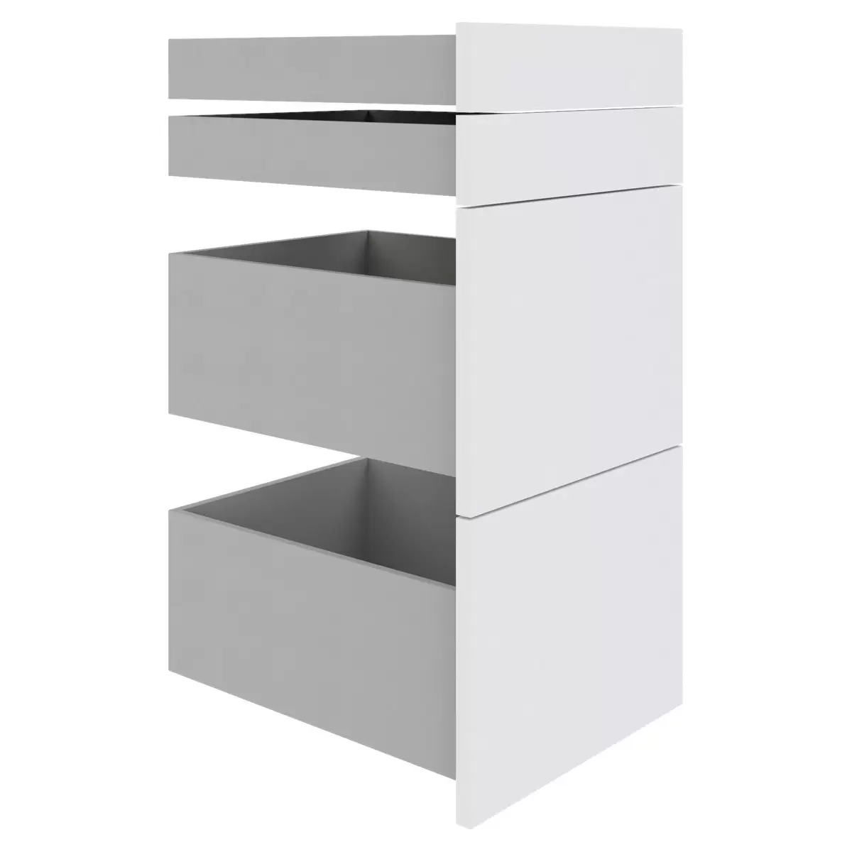 Schubladenset Unit weiss